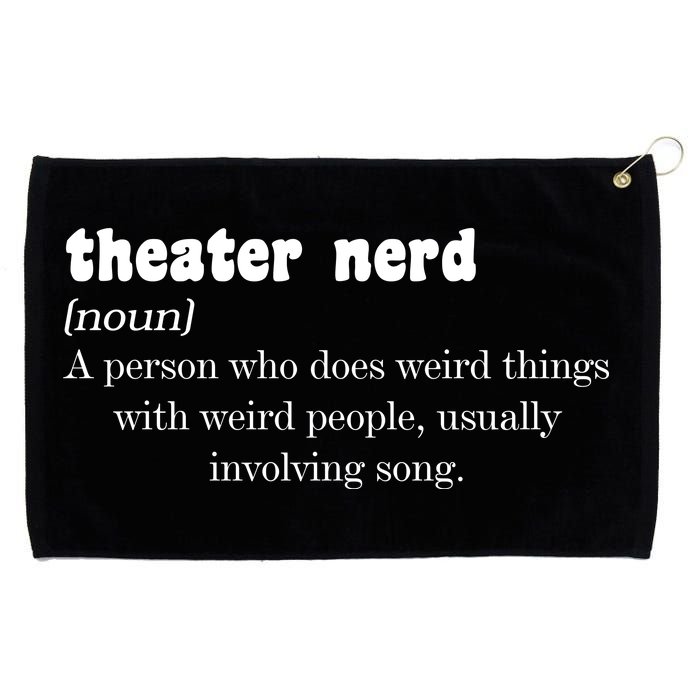 Theater Nerd Grommeted Golf Towel