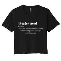 Theater Nerd Women's Crop Top Tee