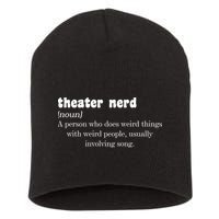 Theater Nerd Short Acrylic Beanie
