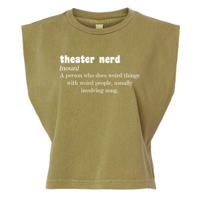Theater Nerd Garment-Dyed Women's Muscle Tee