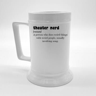 Theater Nerd Beer Stein