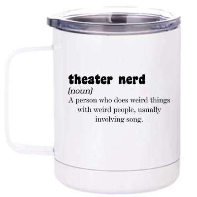 Theater Nerd 12 oz Stainless Steel Tumbler Cup