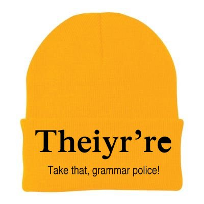 Theiy're Take That Grammar Police Knit Cap Winter Beanie