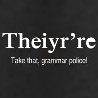 Theiy're Take That Grammar Police Cool Comfort Performance Bucket Hat