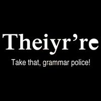 Theiy're Take That Grammar Police Cooling Performance Crew T-Shirt