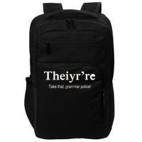 Theiy're Take That Grammar Police Impact Tech Backpack