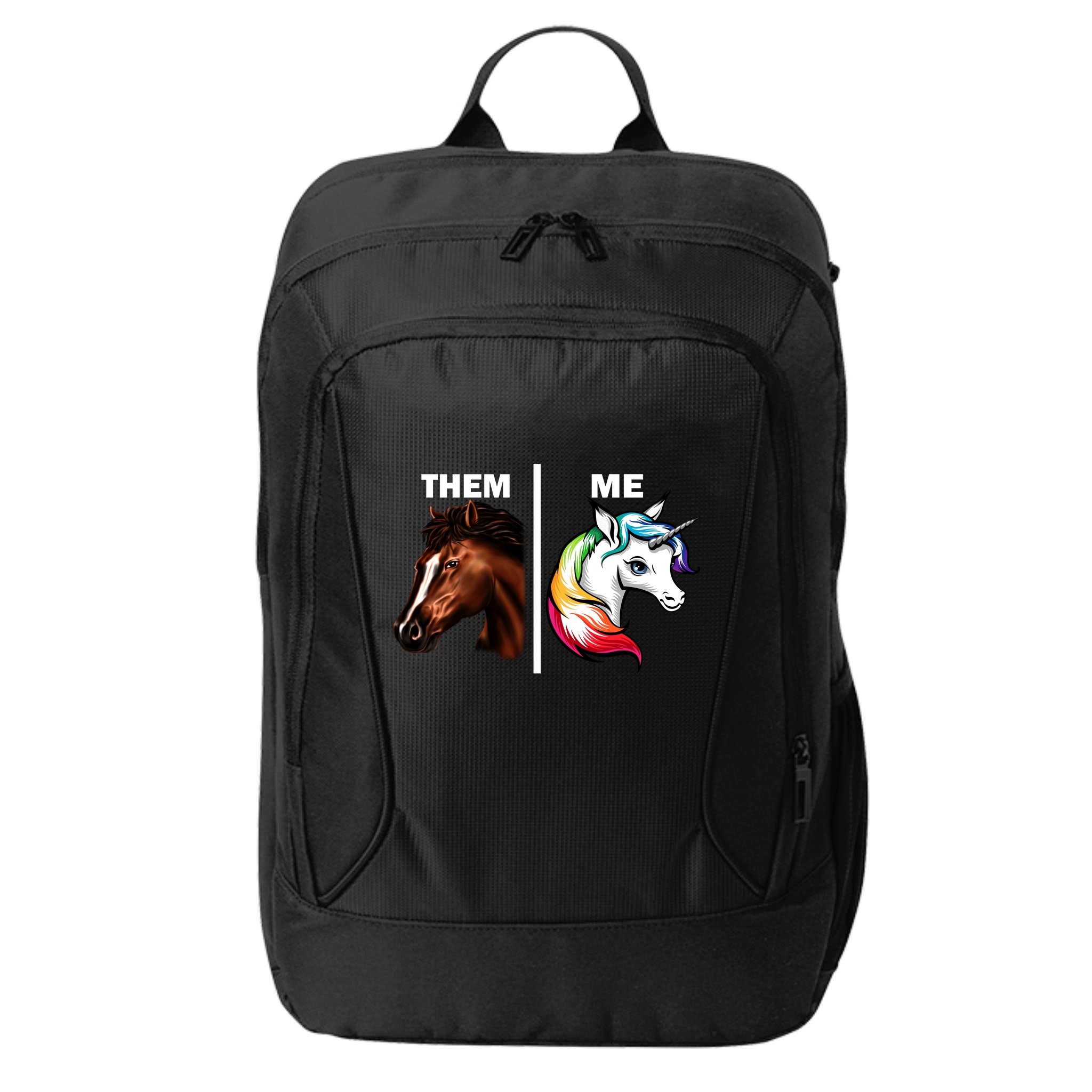 Them Horse Me Unicorn City Backpack