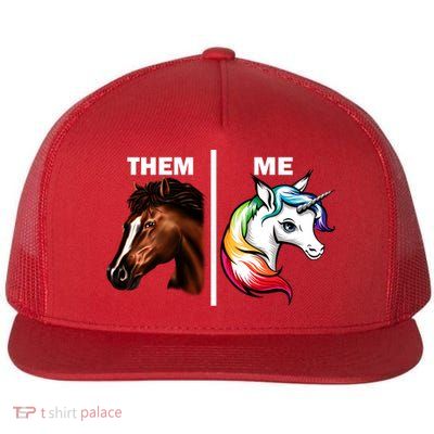 Them Horse Me Unicorn Flatbill Hat