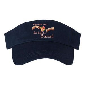 Then God Said Let There Be Bacon Valucap Bio-Washed Visor