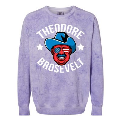 Theodore Brosevelt Colorblast Crewneck Sweatshirt