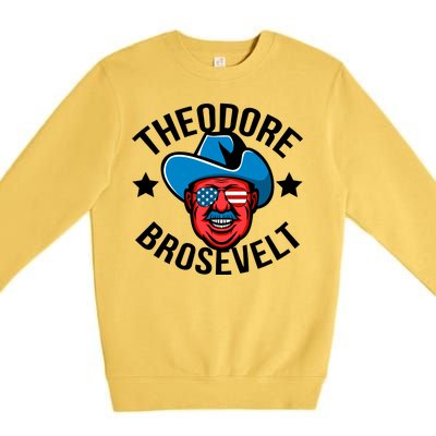 Theodore Brosevelt Premium Crewneck Sweatshirt