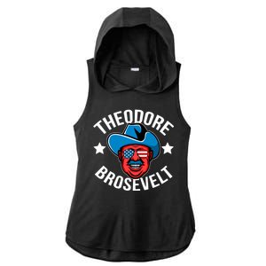 Theodore Brosevelt Ladies PosiCharge Tri-Blend Wicking Draft Hoodie Tank