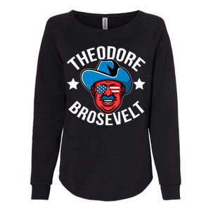 Theodore Brosevelt Womens California Wash Sweatshirt