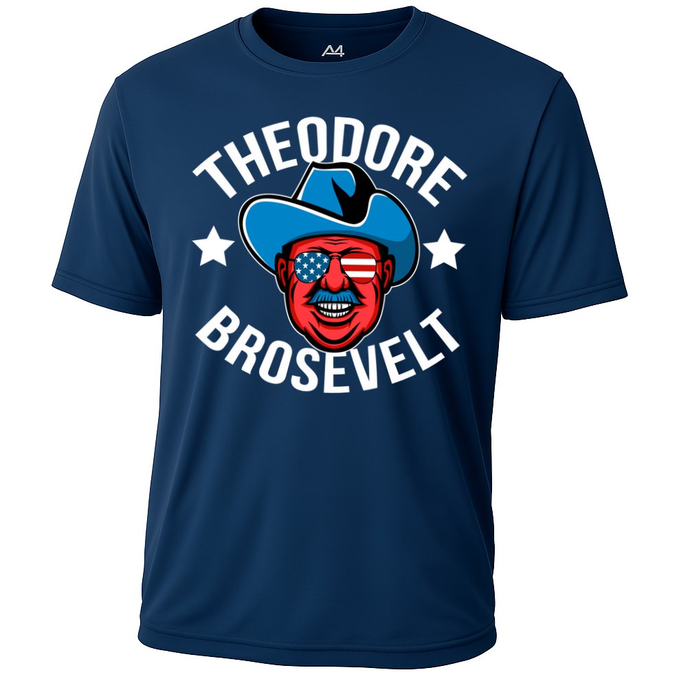Theodore Brosevelt Cooling Performance Crew T-Shirt