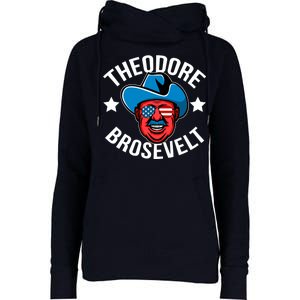 Theodore Brosevelt Womens Funnel Neck Pullover Hood