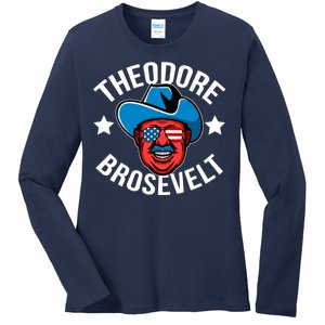 Theodore Brosevelt Ladies Long Sleeve Shirt