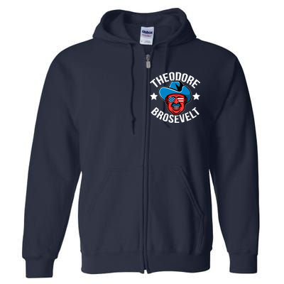 Theodore Brosevelt Full Zip Hoodie