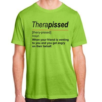 Therapissed Funny Definition Adult ChromaSoft Performance T-Shirt