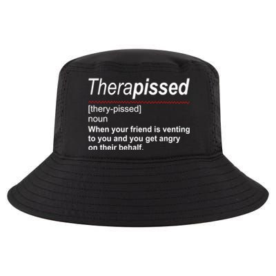 Therapissed Funny Definition Cool Comfort Performance Bucket Hat