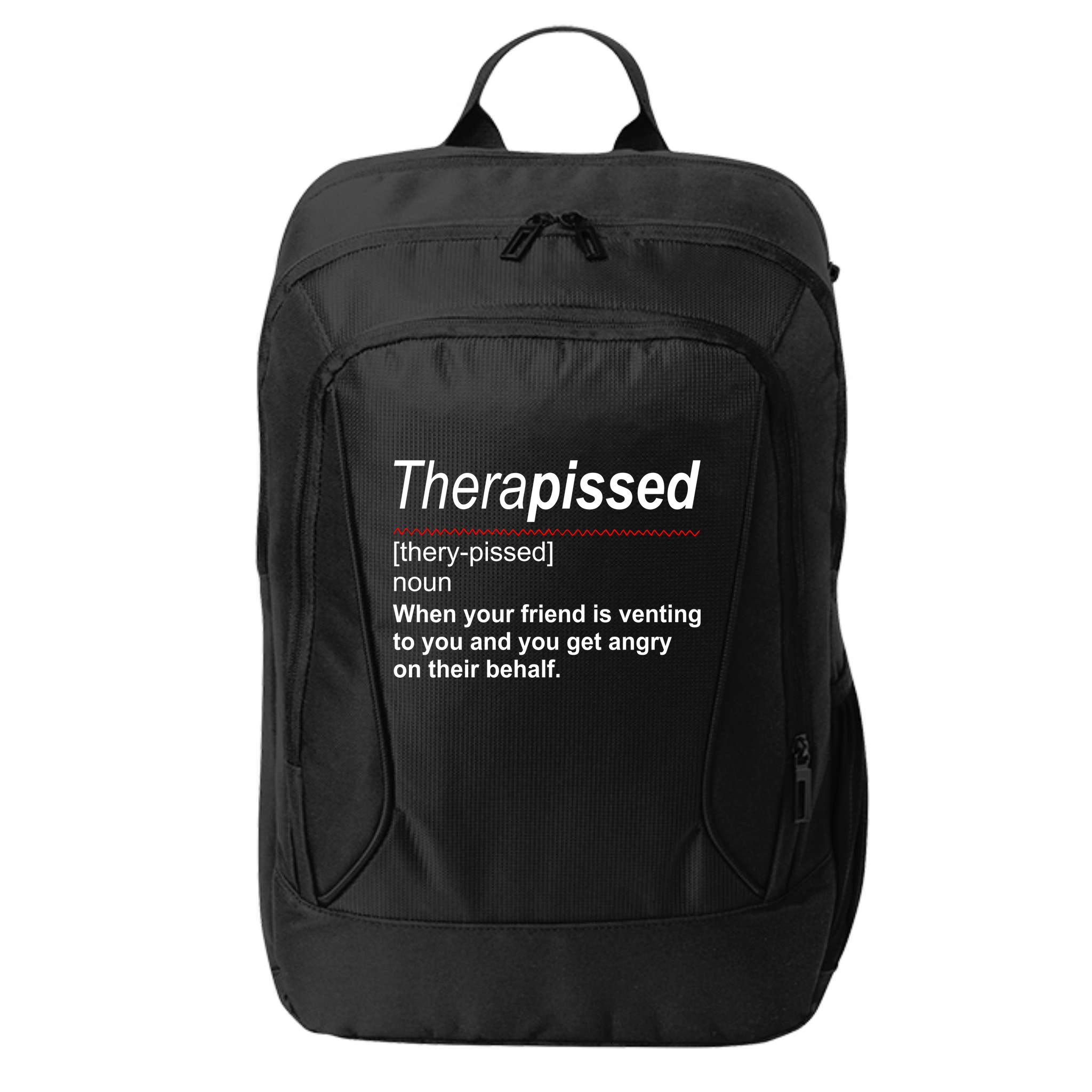 Therapissed Funny Definition City Backpack