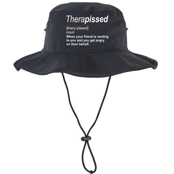 Therapissed Funny Definition Legacy Cool Fit Booney Bucket Hat