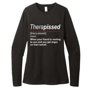 Therapissed Funny Definition Womens CVC Long Sleeve Shirt