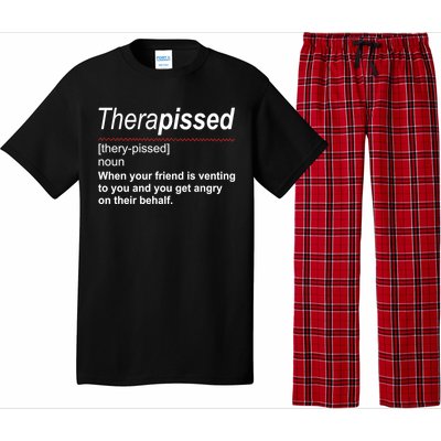 Therapissed Funny Definition Pajama Set