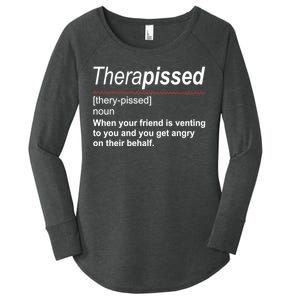 Therapissed Funny Definition Women's Perfect Tri Tunic Long Sleeve Shirt