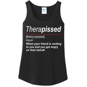 Therapissed Funny Definition Ladies Essential Tank