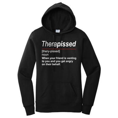 Therapissed Funny Definition Women's Pullover Hoodie