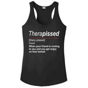 Therapissed Funny Definition Ladies PosiCharge Competitor Racerback Tank