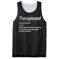 Therapissed Funny Definition Mesh Reversible Basketball Jersey Tank