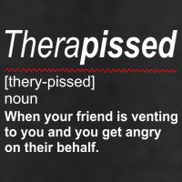 Therapissed Funny Definition Golf Towel