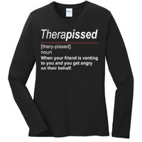 Therapissed Funny Definition Ladies Long Sleeve Shirt