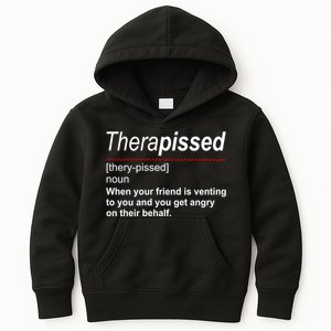 Therapissed Funny Definition Kids Hoodie