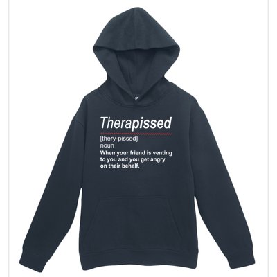 Therapissed Funny Definition Urban Pullover Hoodie