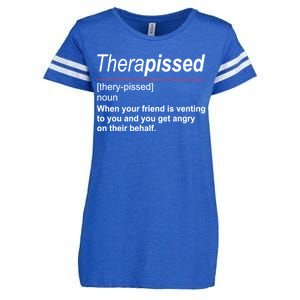 Therapissed Funny Definition Enza Ladies Jersey Football T-Shirt