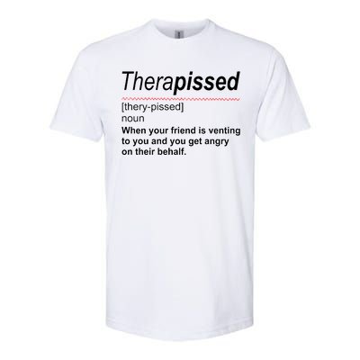 Therapissed Funny Definition Softstyle CVC T-Shirt