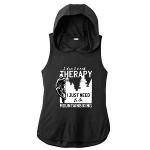 Therapy Mountain Biking Ladies PosiCharge Tri-Blend Wicking Draft Hoodie Tank