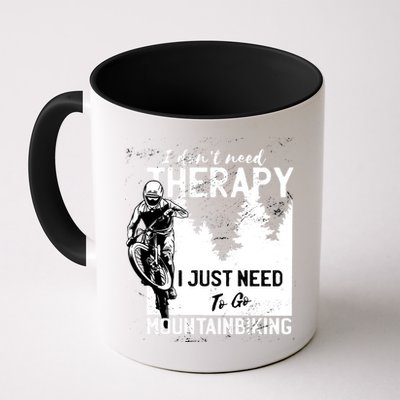 Therapy Mountain Biking Mug