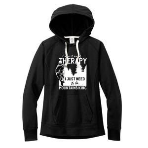 Therapy Mountain Biking Women's Fleece Hoodie