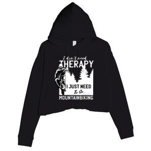 Therapy Mountain Biking Crop Fleece Hoodie