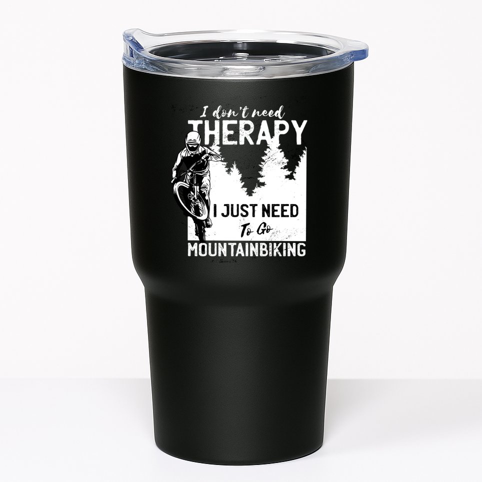 Therapy Mountain Biking Tumbler