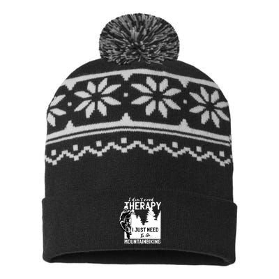 Therapy Mountain Biking USA-Made Snowflake Beanie