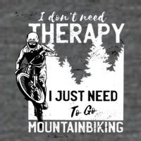 Therapy Mountain Biking 7 Panel Mesh Trucker Snapback Hat