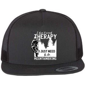 Therapy Mountain Biking Flat Bill Trucker Hat