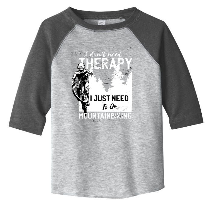 Therapy Mountain Biking Toddler Fine Jersey T-Shirt