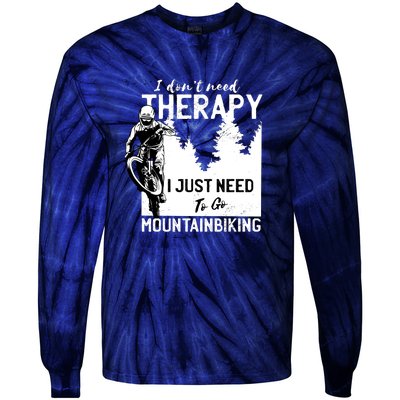 Therapy Mountain Biking Tie-Dye Long Sleeve Shirt