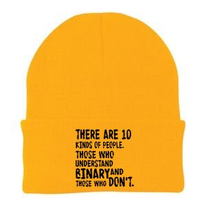 There Are 10 Kind of People Binary Knit Cap Winter Beanie