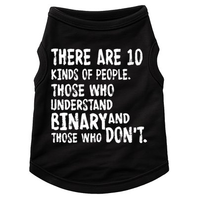 There Are 10 Kind of People Binary Doggie Tank